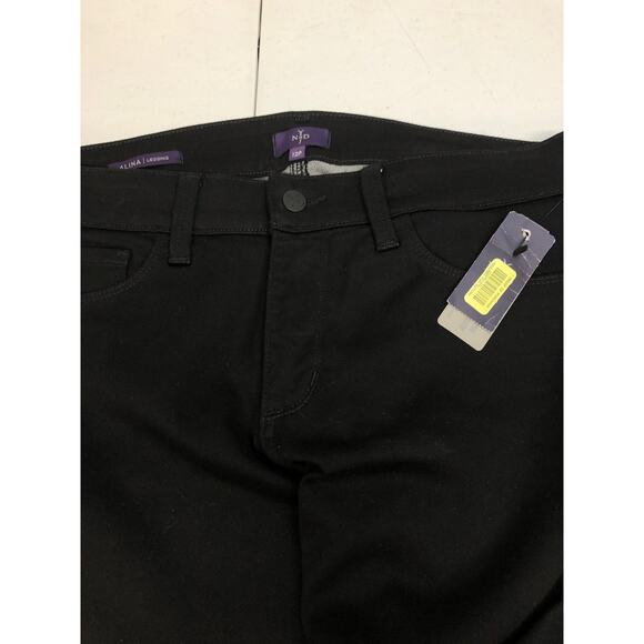 New NJDJ Not Your  Daughters Jeans Black Alina Legging Ladies size 12P - Picture 5 of 6